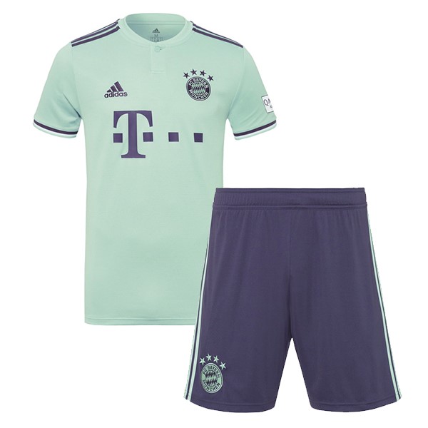 Camiseta Bayern Munich Replica Segunda Ropa Niños 2018/19 Verde